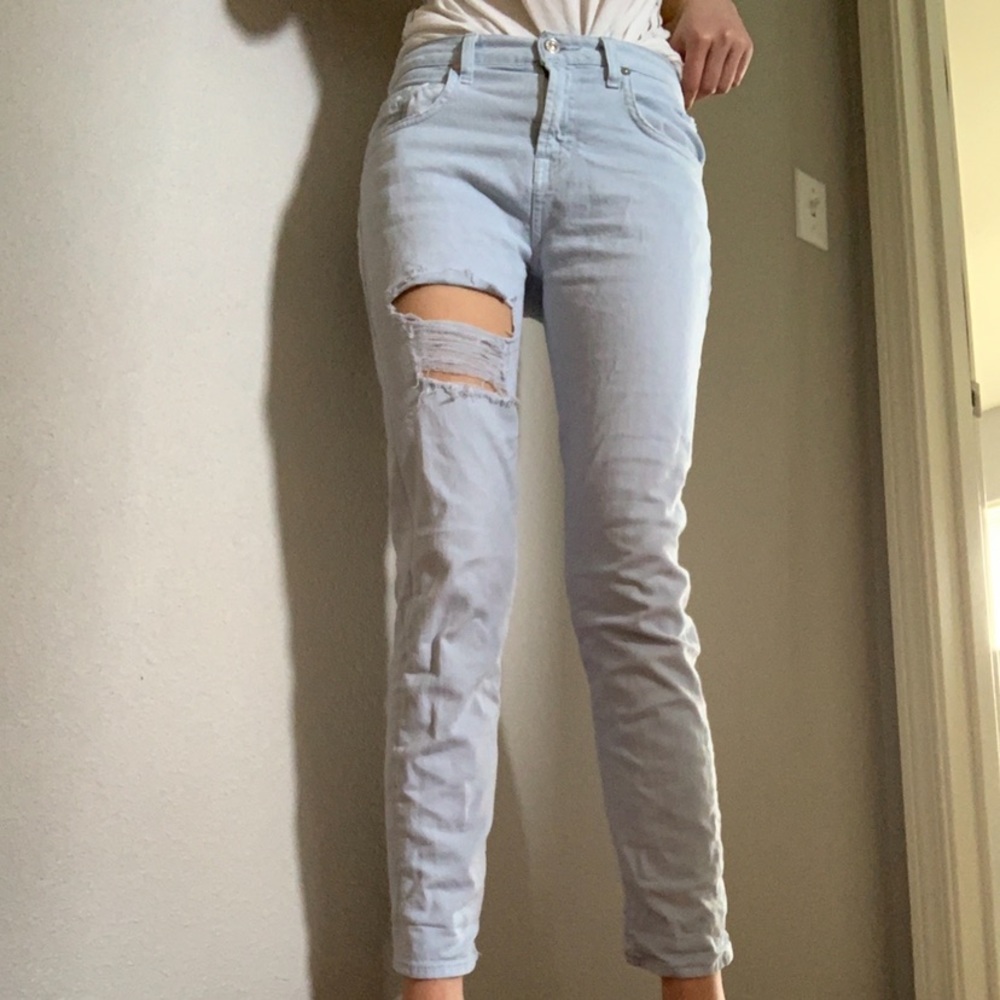 7 For All Man Kind Ankle Skinny jeans